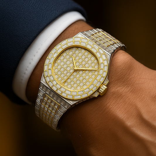 PULSAR Luxury Iced Out Watch | Bold Hip Hop Men’s Metal Timepiece 5631042